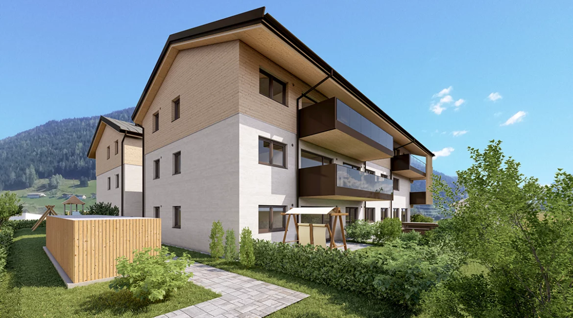 Visualisierung zum Bauprojekt in Mittersill